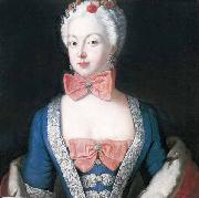 Portrait of Elisabeth Christine von Braunschweig-Bevern, Prussian queen antoine pesne